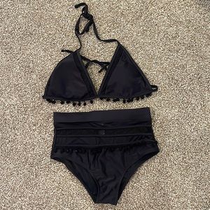 Black Highwaisted Bikini